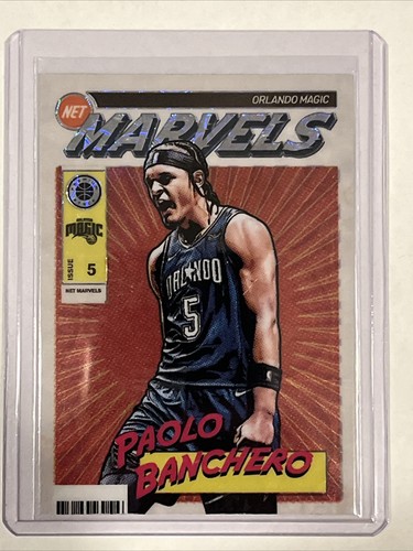 2023-24 Panini NBA Hoops Premium Stock Retro Net Marvels Paolo Banchero #13 - Picture 1 of 2