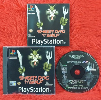ps1 Sheep, Dog 'n' Wolf Boxed With Manual PAL UK Version ps2 ps3