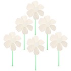 6Pcs DIY Paper Pinwheel Unfinished Paper Graffiti Pinwheel Kids Graffiti Toy