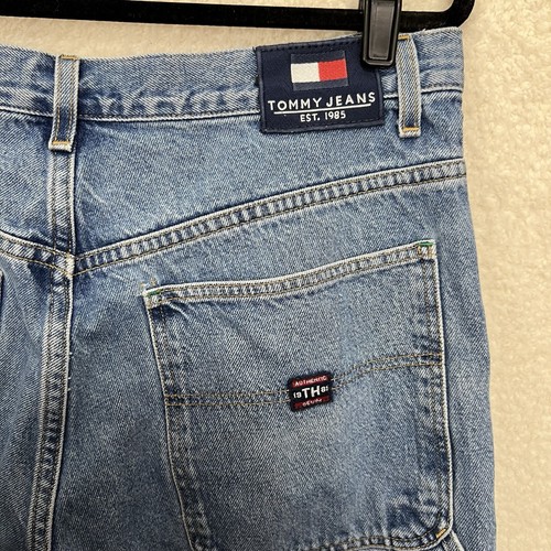 VTG Tommy Hilfiger Carpenter Jeans Men 36x30 Blue Baggy Wide Leg Street Skater - Picture 14 of 14