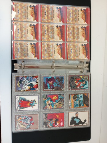 The RETURN OF SUPERMAN 1993 Skybox Complete Base Trading Card Set DC W/Binder - Picture 7 of 21