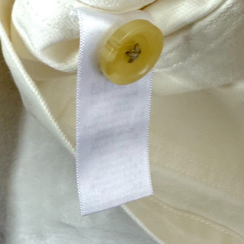 Everlane The Chore Button Front Collared Boxy Denim Jacket Womens XS Cream - Picture 8 of 9