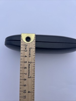 Christian Dior Vintage Hard Flip Top Leather Eyeglass Case Black