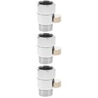 3pcs Shower Flow Control Valves Portable Shut Off for Bathroom Shower Head