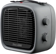 700W/1200W Basics Ceramic Heater Space Heaters For Indoor Use Overheat/Tilt Prot