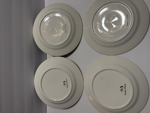 1976 Bicentennial Plates Set of 4 Sabina Line Revolutionary War Scenes USA - Picture 11 of 11