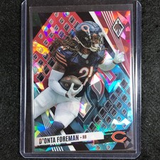 2023 Phoenix Football Donta Foreman Base Fire And Ice 23/35