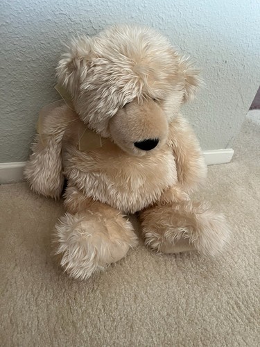 Gund Marlowe Bär cremefarben elfenbeinfarben champagnerfarben Stofftier Plüschtier 12 Zoll