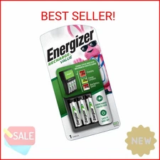 Energizer Recharge Value Charger for NiMH Rechargeable AA and AAA Batteries
