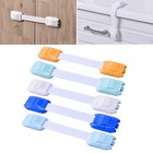  5 Pcs Baby Cupboard Safety Locks Anti Pinch Hand Proof for Cabinets