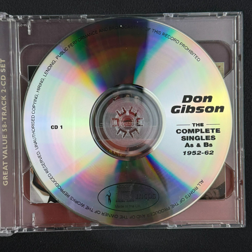 Don Gibson CD Complete Singles A's & B's 1952-62 - Classic Country 50s 60s - Bild 4 von 7