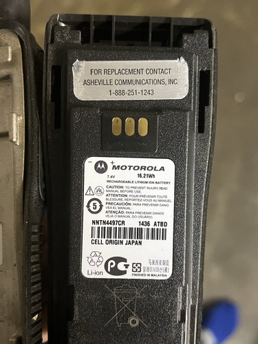 Motorola CP200 4 Channel Two-Way Radio - Black - Zdjęcie 10 z 10