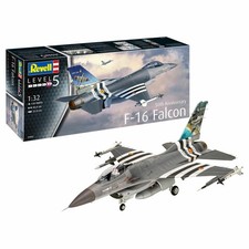 Revell Flugzeug-Modellbausatz F-16 Falcon 50th Anniversary, 150 Teile 1:32 03802
