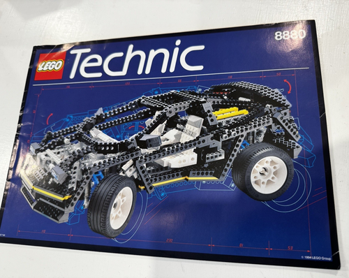 Lego vintage technic 8880 Super Car instructions only NO PARTS
