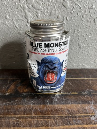 Mill-Rose Blue Monster PTFE Pipe Thread Sealant 8oz Can 2 pack