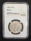 1946 D NGC MS64 Walking Liberty Silver Half Dollar