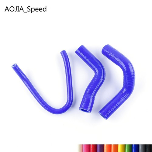 Silicone Radiator Hose Kit For 2006-2015 Kawasaki Ninja 650R ER6F ER6N Blue - Picture 5 of 13