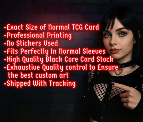 Terminate High Quality Custom Altered Art Playtest Proxy Card - Picture 5 of 5