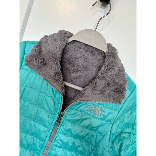 Abrigo chaqueta acolchada reversible aislante reversible Massbud Swirl de The North Face para niñas - Imagen 2 de 9