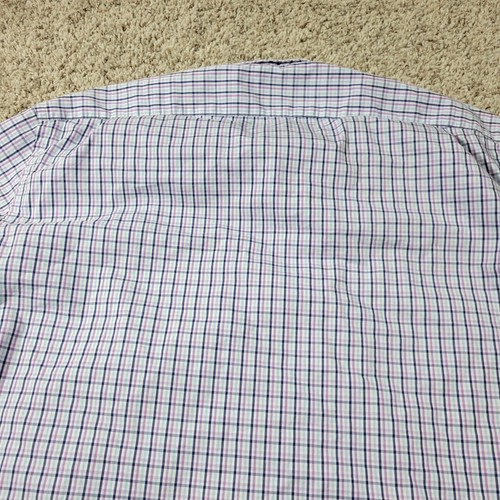 J. Crew Shirt Mens 2XL Plaid Performance Slim Fit Untucked Button Down Colorful - Picture 6 of 7