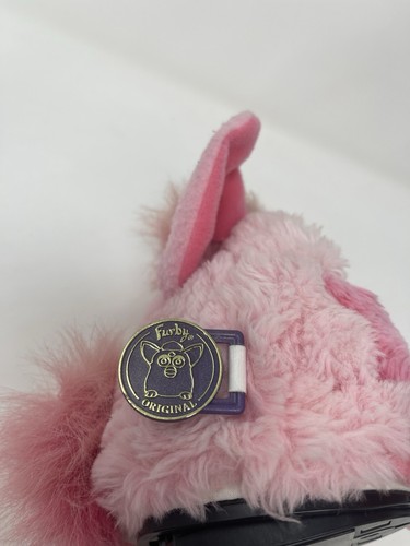 Vintage 1998 Tiger Furby Original Pink Flamingo Defekt Not Working RAR - Bild 5 von 10