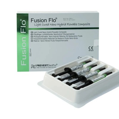 Prevest DenPro Light Cured Universal Nano Flowable Composite Fusion Flo Inc Cust