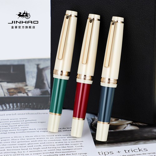 New JinHao 82 Mini Resin Fountain Pen Extra Fine/0.38mm Fine/0.5mm Short Writing - Picture 7 of 17