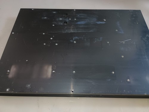 Disipador de calor grande de aluminio; 349 mm x 247 mm x 28 mm 4,8 libras. - Imagen 4 de 4