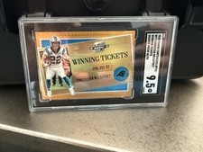 2020 Panini Contenders Optic - Winning Tickets Christian McCaffrey #WT7...