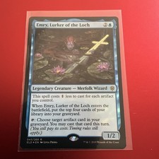 MTG Throne of Eldraine Emry, Lurker of the Loch Foil 043/269 NM Rare