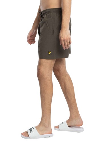 Lyle & Scott de los hombres Bañador liso, Verde - Imagen 2 de 5