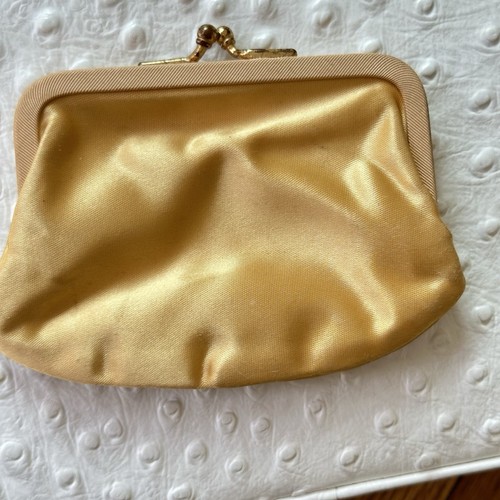Vintage 1950’s Leather Handbag Purse Rare Ostrich Leather With Coin Purse - Picture 12 of 12