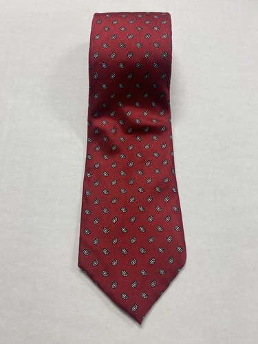 Preswick & Moore Lot Of 2 Mens Silk Tie Handmade In USA Red & Blue W/ Paisley - Imagen 4 de 11