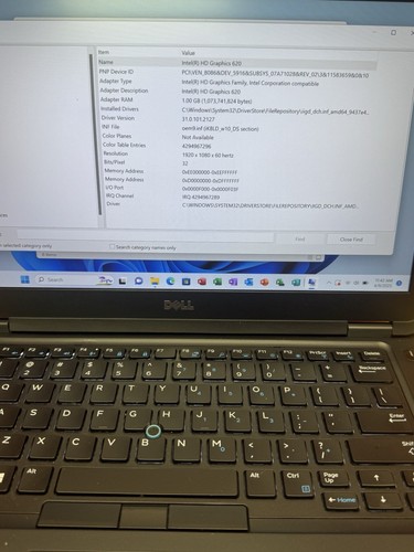 Dell Latitude 5480 14 FHD 2.8 GHz i7-7600U 16GB 256GB SSD Windows 11pro - Picture 5 of 12