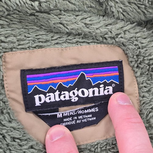 Patagonia Isthmus Fleece Lined Parka Jacket Brown Men's Medium - Picture 6 of 8