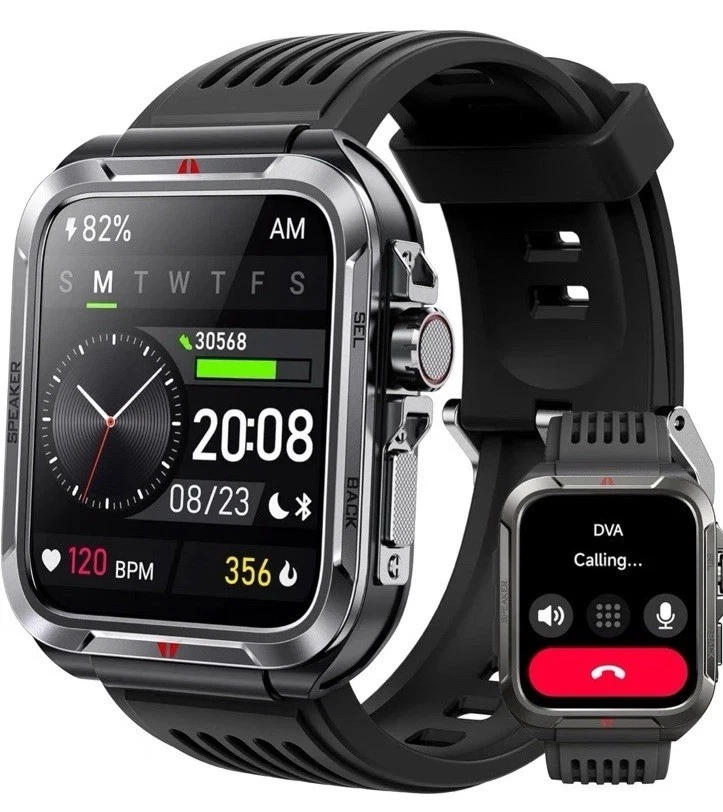 KEEPONFIT Smart Watch for Men Metal Frame 1.8"