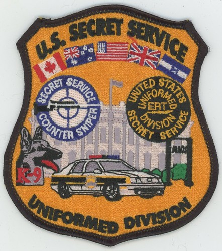 Secret Service K9 Counter Sniper ERT Uniformed Division Patch