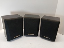 Vtg Pioneer S-CR300-K Surround Speakers Small Black Bookshelf Lot of 3