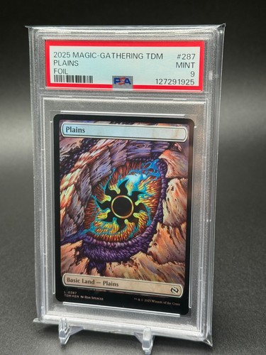 2025 Magic the Gathering, Tarkir - Plains DragonEye Foil #287 PSA 9 - Picture 1 of 2