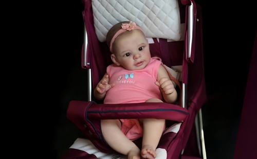 20ZOLL Reborn Puppen Baby Weich Silikon-Vinyl Lebensecht Mädchen Handgefertigt - Bild 7 von 12