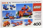 LEGO 400-1 Univeral Building Set 100% Complete With Minifigs. Vintage Year 1977