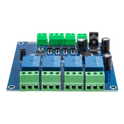Modbus RTU 4-Wege-Relaismodul 7-24 V Relaismodul Schaltet RS485/TTL-Eingang2406