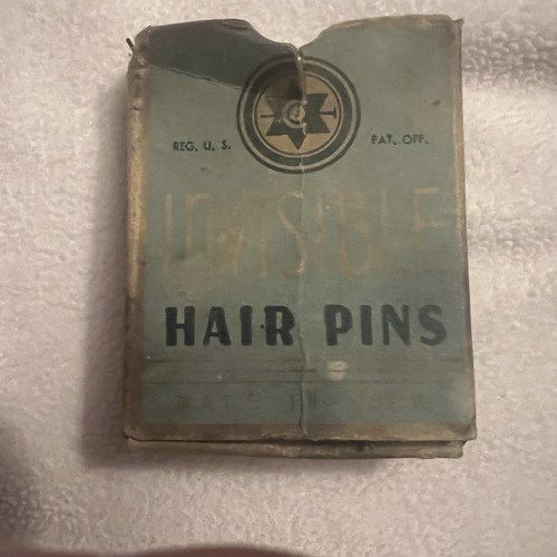 Vintage Star Invisible Hair Pins In Original Store Display Box Old Store Stock - Picture 14 of 15