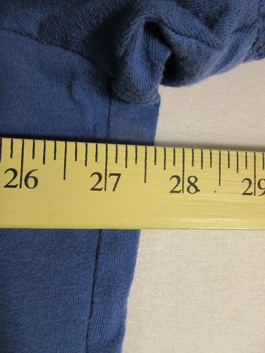 Woman Within Damen Rundhalsausschnitt Baby Puppe Bluse Kurzarm Größe 2X blau - Bild 3 von 6