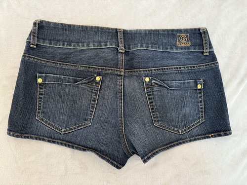 G By Guess Blue Denim Jeans Short Shorts Gr. 31 Sexy Medium Wash Jeans - Bild 10 von 18