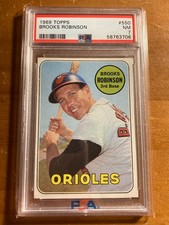 1969 Topps Brooks Robinson #550 PSA 7 NM