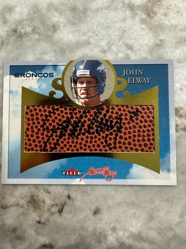 John Elway 2004 Fleer Sweet Sigs Gold Auto Autograph #5/7 Denver Broncos
