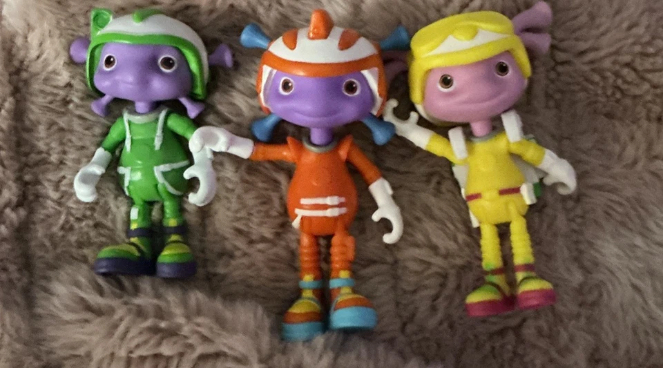 Floogals 2017 Toys Fleeker Flo Boomer 3 дюйма фигурки инопланетян лот из 3 + рюкзак - Изображение 2 из 4