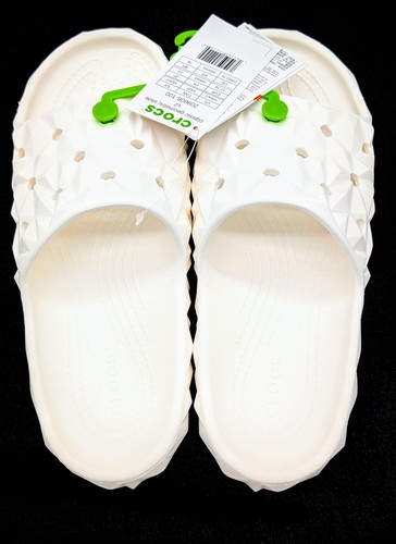 Crocs Classic Geometric Slide 2.0 Unisex Sandals M5/W7 (NEW) - Picture 4 of 5