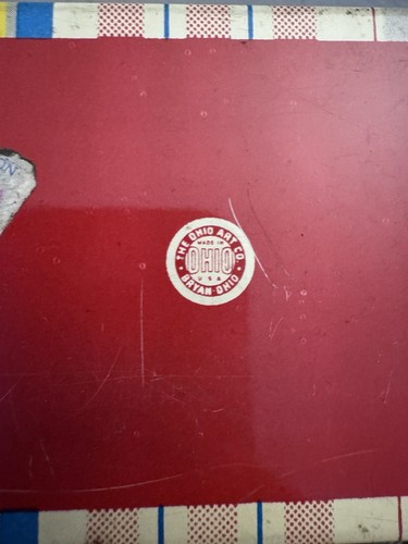 Vintage Metall Ohio Kunst Rezept Box mit handgeschriebenen & abgeschnittenen Rezepten - Bild 3 von 4